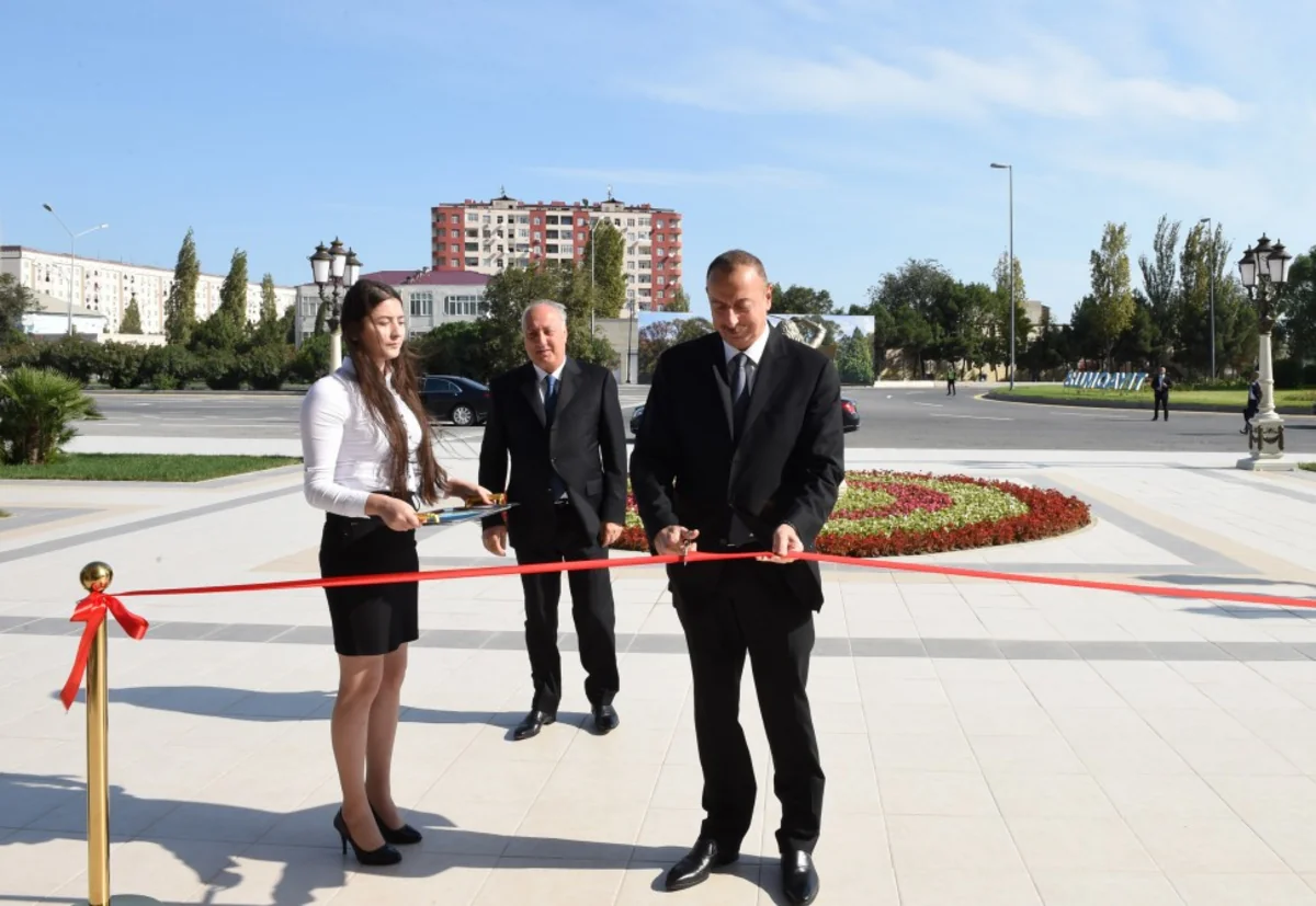 Sumqayıtda Uşaq İncəsənət Məktəbinin açılışı olub