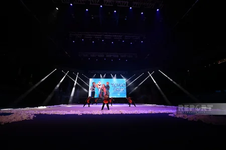 Azərbaycan Gimnastika Federasiyasının təşkilatçılığı ilə yeni il şousu keçirilib