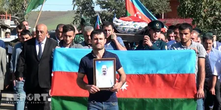 Ermənilərin açdığı atəş nəticəsində həlak olan mülki şəxs dəfn olunub - FOTO