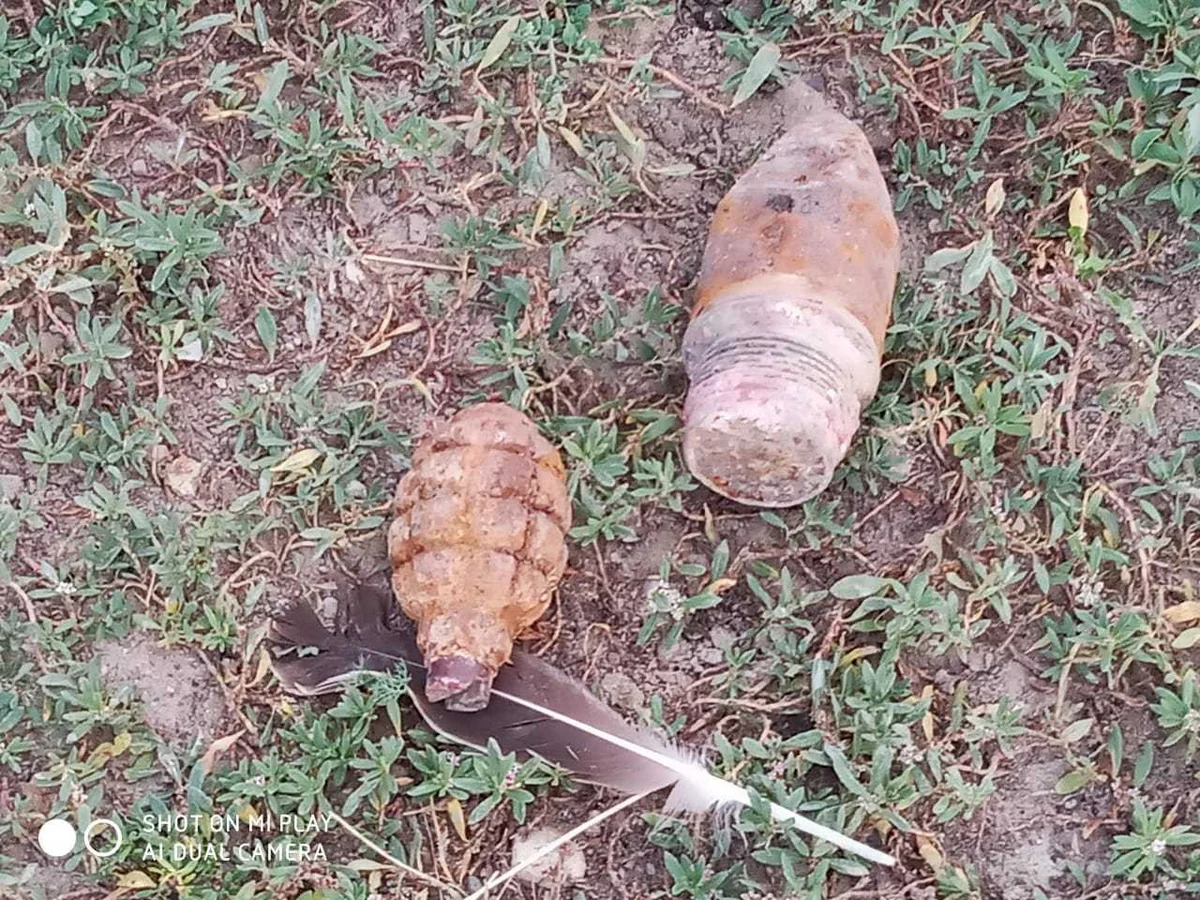 Ağstafada əl qumbarası və partladıcı aşkarlandı