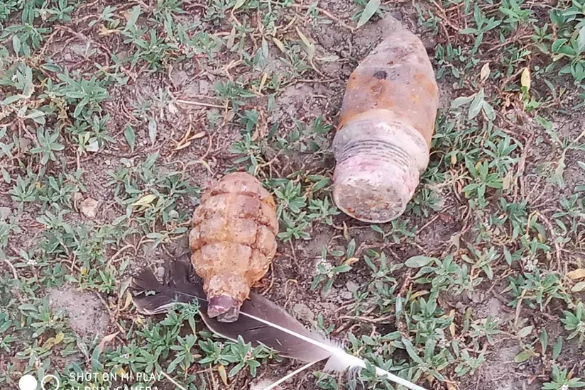 Ağstafada əl qumbarası və partladıcı aşkarlandı