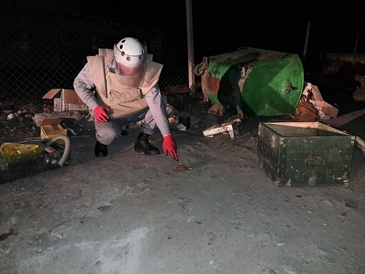 Qazaxda qumbara tapılıb