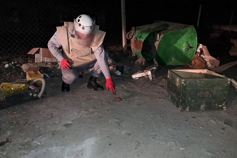 Qazaxda qumbara tapılıb