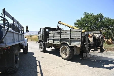 Ağdam-Xankəndi yolu elektrik enerjisi ilə təmin edilib - YENİLƏNİB