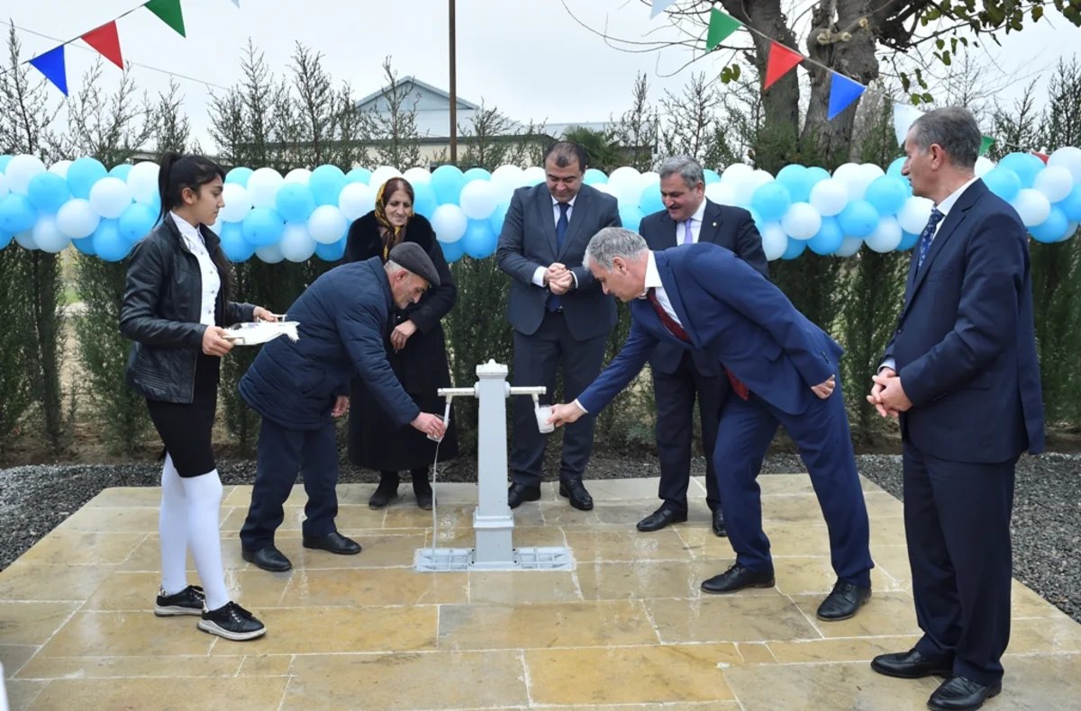Tərtərin 11 kəndində yeni içməli su təchizatı infrastrukturu yaradılıb