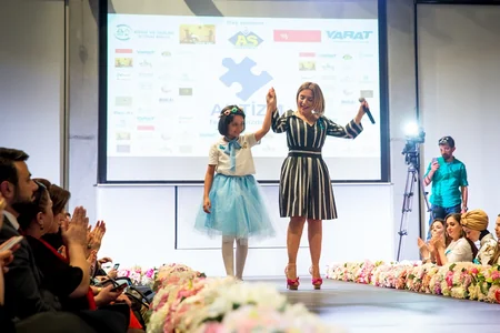 Bakıda autizmli uşaqlar podiuma çıxıblar