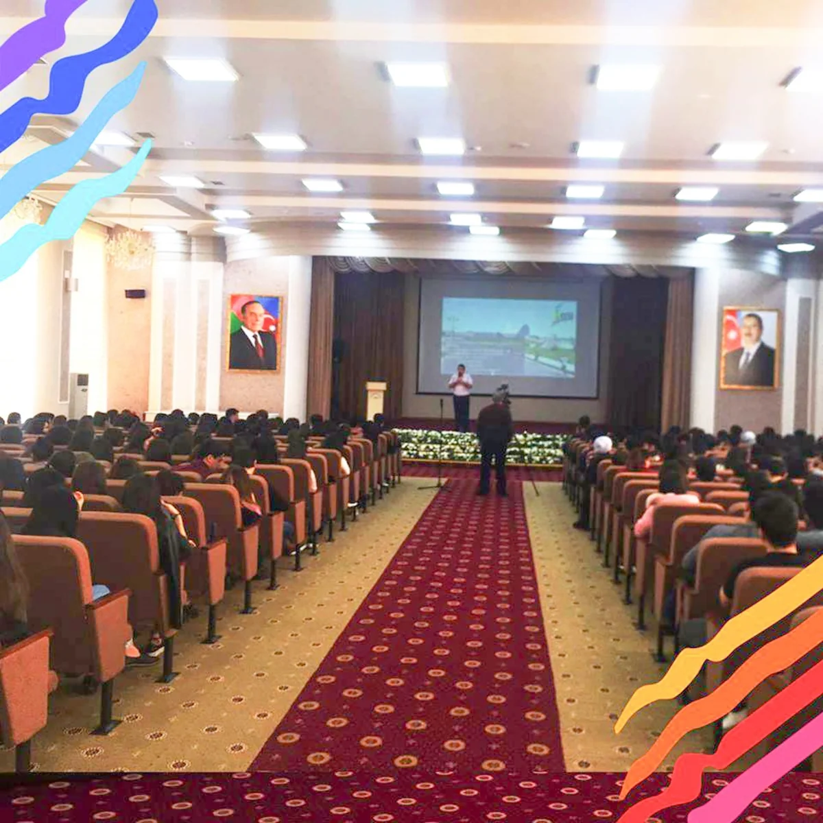 “Bakı Marafonu - 2018”in nümayəndələri tələbələrlə görüş keçiriblər