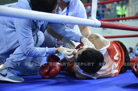 MDB Oyunları: Azərbaycan idmançısı ermənini nokauta salıb