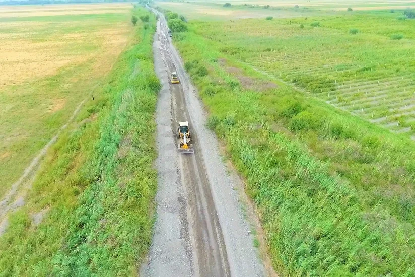 Kürdəmirdə 13 km uzunluğa malik avtomobil yolu yenidən qurulur