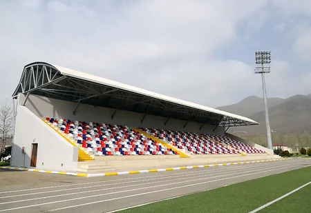 AFFA prezidenti Ağsu şəhər stadionuna baxış keçirib