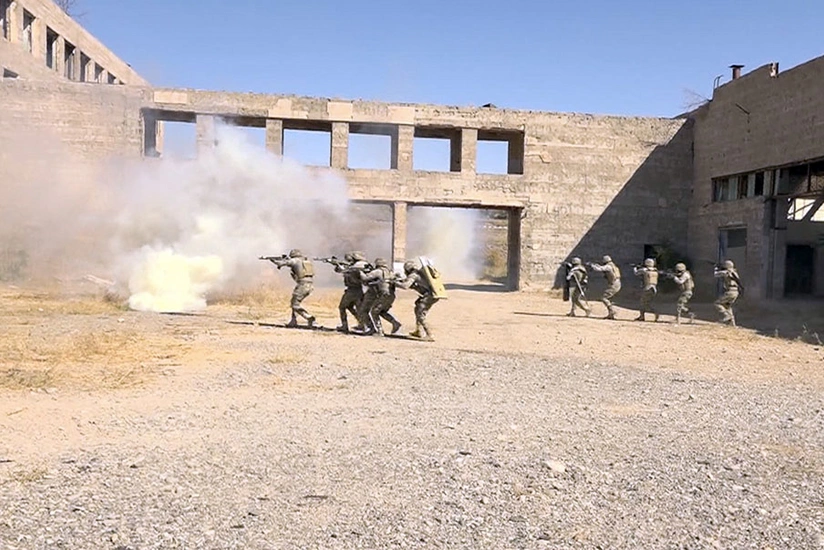 Special forces drill in Azerbaijani exclave Nakhchivan