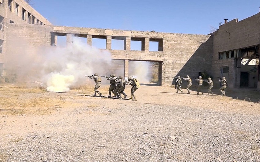 Special forces drill in Azerbaijani exclave Nakhchivan