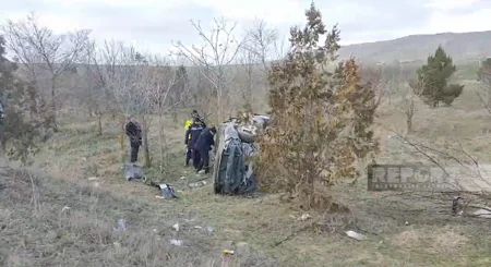 Qobustanda ağır yol qəzası baş verib, ölən və xəsarət alanlar var
