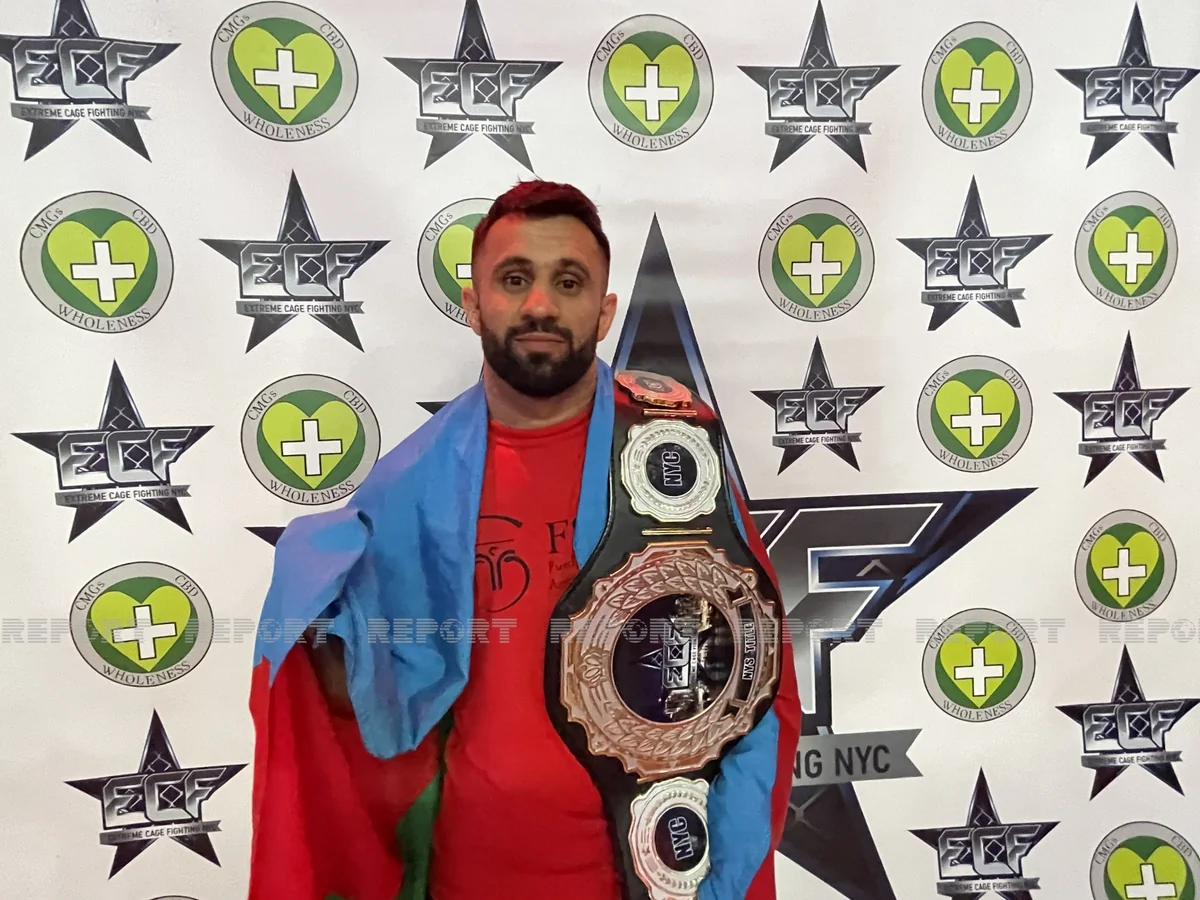 Азербайджанский спортсмен завоевал чемпионский пояс в США