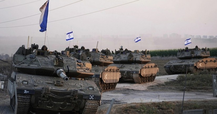 KİV: İsrail Ordusu bütün quru və tank qoşunlarını Qəzzaya yerləşdirib