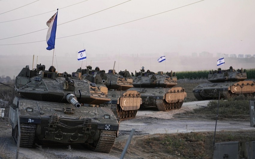 KİV: İsrail Ordusu bütün quru və tank qoşunlarını Qəzzaya yerləşdirib