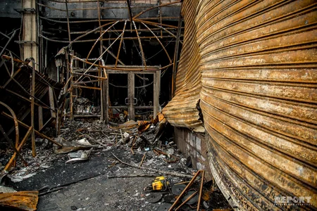 В ТЦ Diqlas сгорела территория площадью 17 тыс. квадратных метров - ФОТОРЕПОРТАЖ