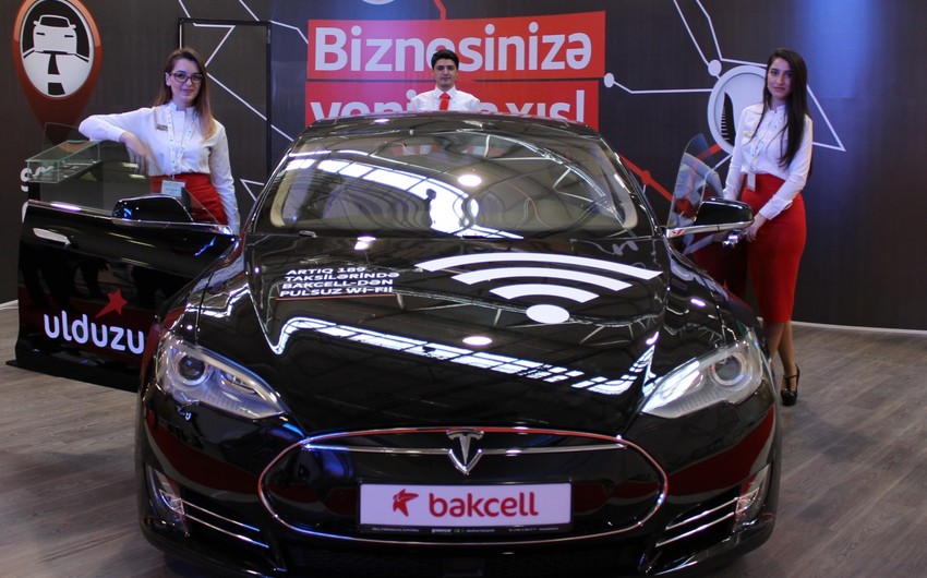 Bakcell şirkəti sərgidə ağıllı avtomobil təqdim edib