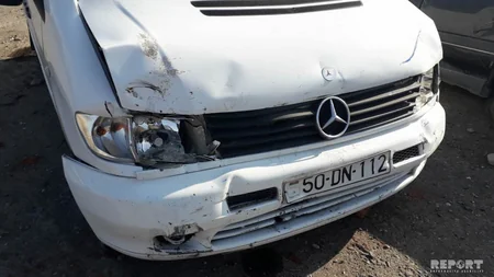 Kürdəmirdə mikroavtobusla minik avtomobili toqquşub, xəsarət alanlar var - FOTO - VİDEO - YENİLƏNİB