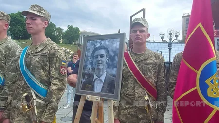 In Ukraine, funeral for soldier killed in war
