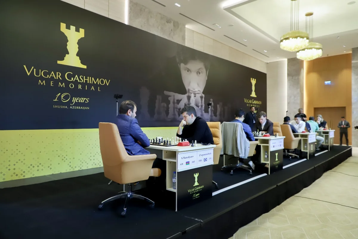 Şuşada şahmat üzrə Vüqar Həşimov Memorialına start verilib