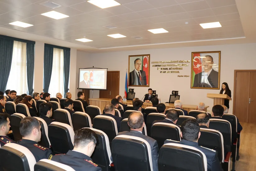 Gəncə Şəhər Prokurorluğunda Heydər Əliyevin 100 illik yubileyinə həsr olunmuş konfrans keçirilib
