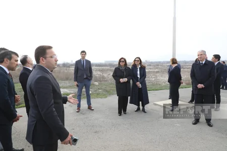 Представители агентств ООН ознакомились с ходом восстановительных работ в Агдаме