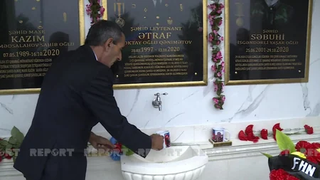 В Шеки увековечена память шехида Отечественной войны