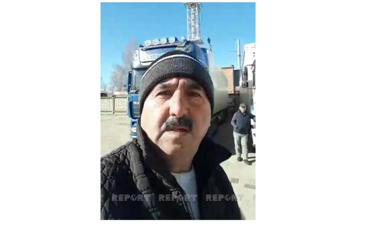 Ukraynada mühasirəyə düşən azərbaycanlı sürücü azad olunub 