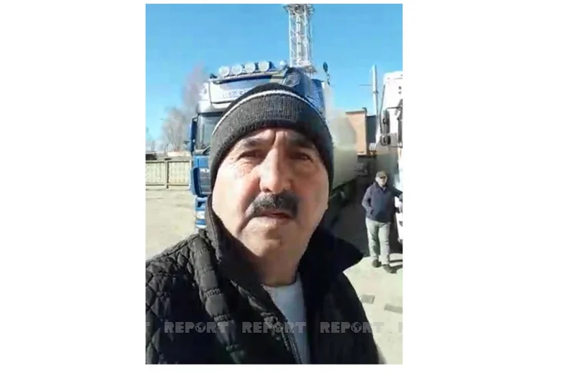 Ukraynada mühasirəyə düşən azərbaycanlı sürücü azad olunub 