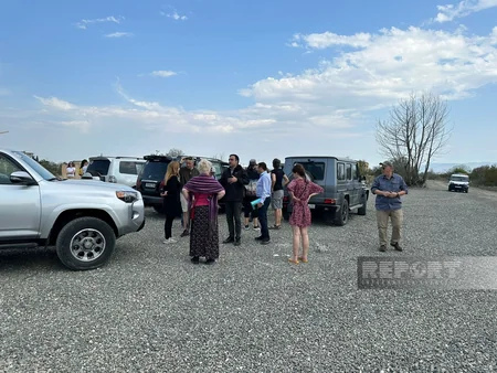 Xarici səyahətçilər Ağdamda olublar