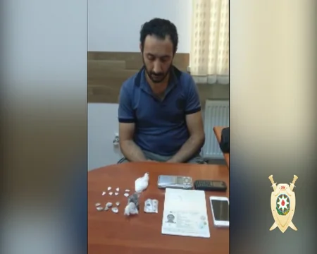 Bakıda narkotik vasitələrin satışı ilə məşğul olan şəxs saxlanılıb - FOTO