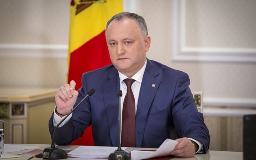 Moldova Prezidenti parlamenti buraxa bilər