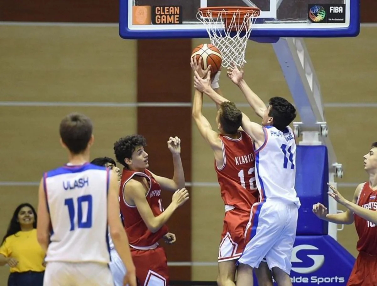 EYOF: Basketbol üzrə Azərbaycan millisi Xorvatiya yığmasını məğlub edib