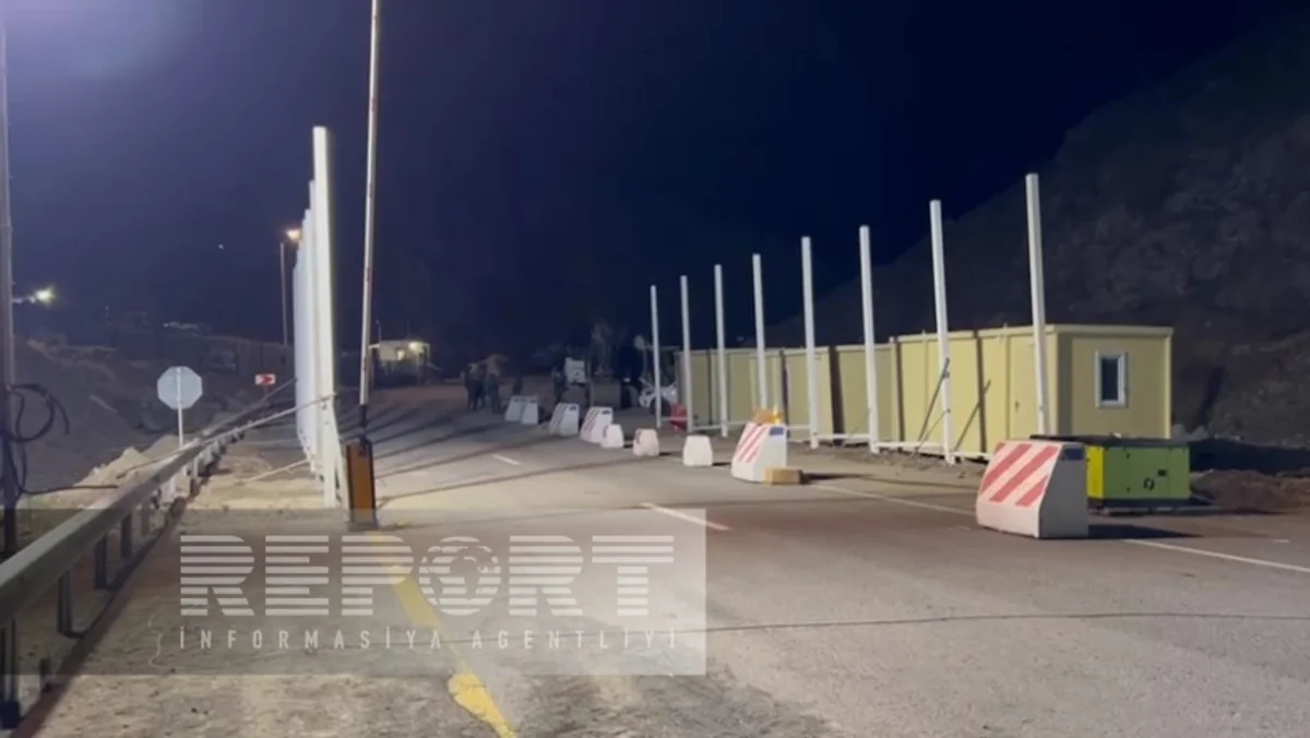 Yeni təsis edilən sərhəd-buraxılış məntəqəsi  elektrik enerjisi ilə təmin olunub