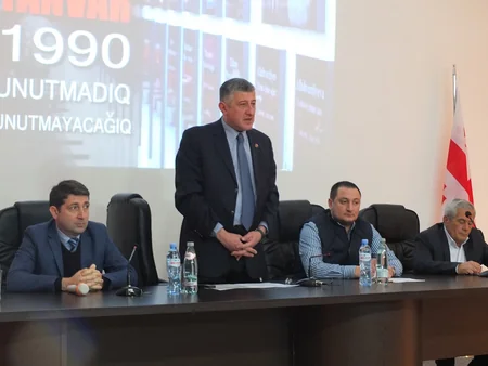 Bolnisidə 20 Yanvar şəhidlərinin xatirəsi yad edilib