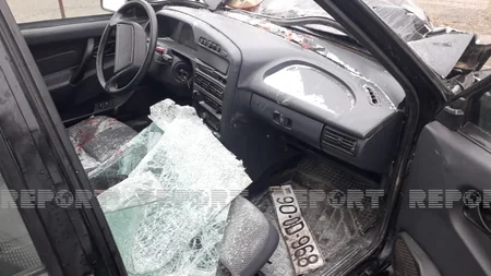 Kürdəmirdə yol qəzası olub, xəsarət alanlar var