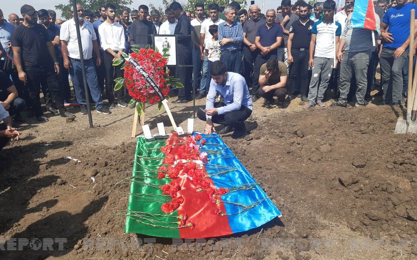 Şəhid Səid Həsənov dəfn olunub