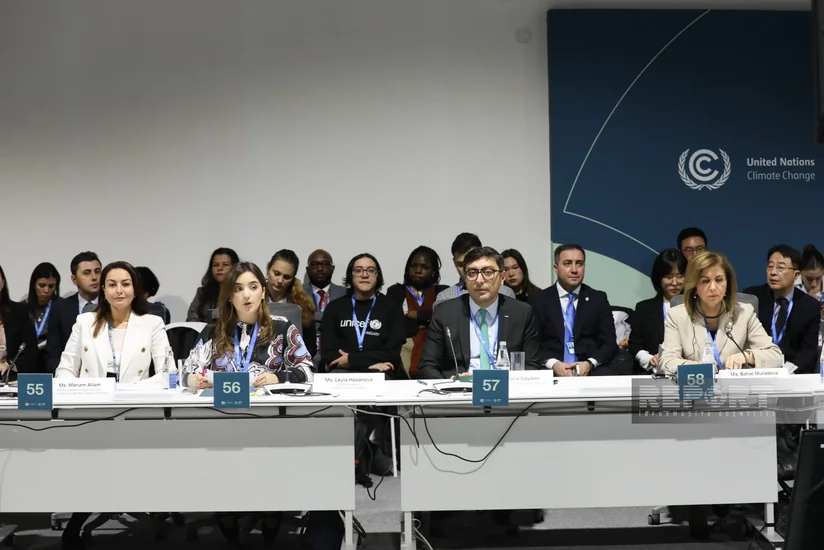 COP29 çərçivəsində Uşaqlar, Gənclər və İqlim Fəaliyyəti üzrə yüksək səviyyəli dəyirmi masa keçirilib