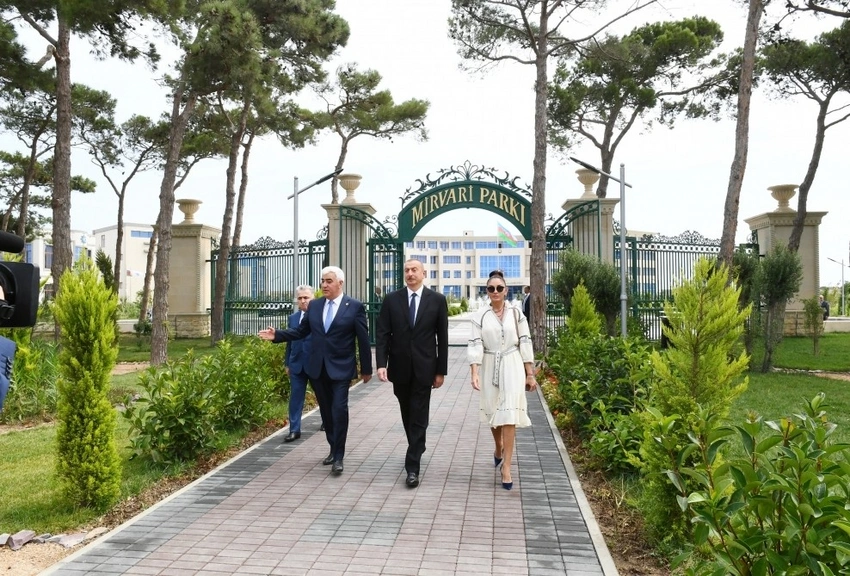 Prezident Pirallahı rayonunda “Mirvari” Park Kompleksinin açılışında iştirak edib - YENİLƏNİB-2
