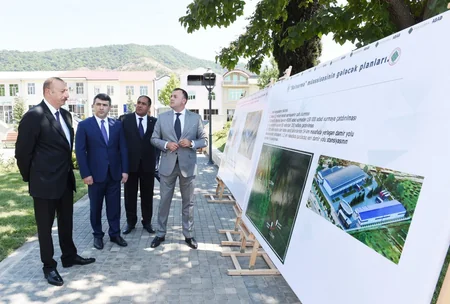 President Ilham Aliyev inaugurates ABAD Center in Balakan