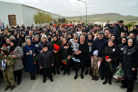 Zəfər Günü münasibətilə hərbi hissədə tədbir keçirilib