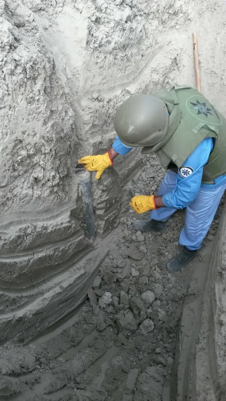 Xızıda 400-dən çox partlamamış hərbi sursat aşkar olunub