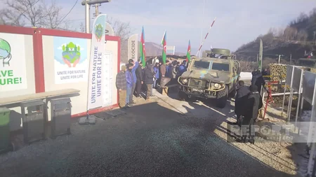 Bu gün Xankəndi-Laçın yolunda sülhməramlıların 36 avtomobili maneəsiz keçib - VİDEO - YENİLƏNİB-10