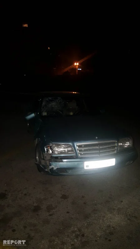 İdman Akademiyası qarşısında yolu keçmək istəyən sürücünü maşın vurub - FOTO