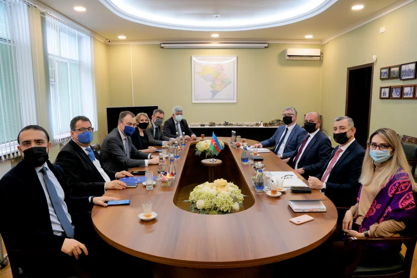 Председатель ANAMA встретился со спецпредставителем ЕС по Южному Кавказу