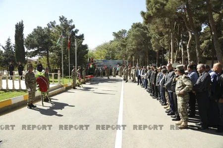 Abşeronda şəhid tankçıların xatirəsi əbədiləşdirilib