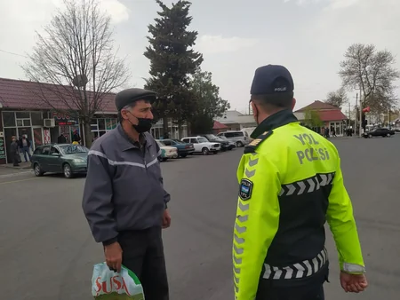 Yol polisi Qaxda reyd keçirib