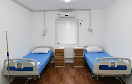 Prezident və birinci xanım Bakıda modul tipli hospitalın açılışında iştirak ediblər - YENİLƏNİB
