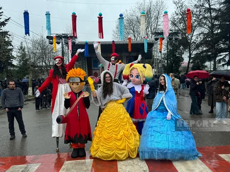 Gürcüstanın Prezidenti, Baş naziri və parlament sədri Marneulidə Novruz Bayramına qatılıblar